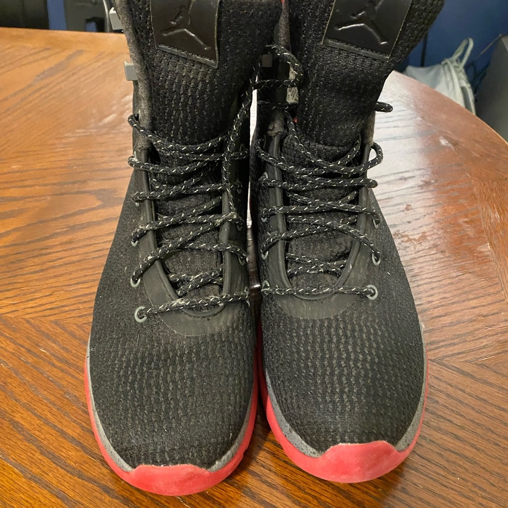 Air Jordan Black and Red Men's Winter WATERPROOF Boots - Picture 3 of 6